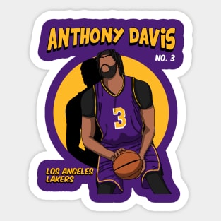 Anthony Davis Comic Style Art Sticker